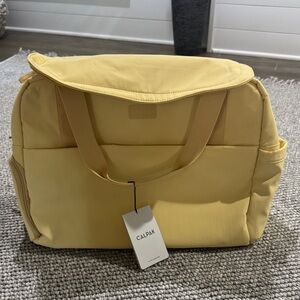 Calpak Yellow Travel Tote Bag
